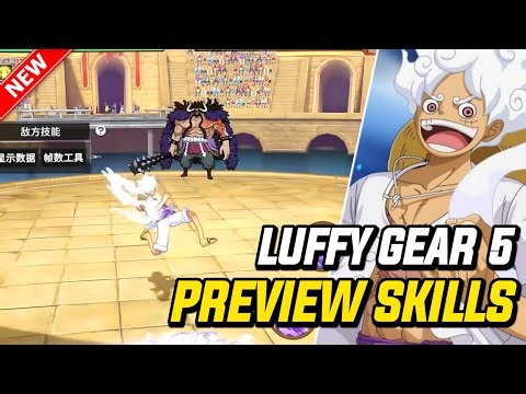 🔥 MUST HAVE‼️LUFFY GEAR 5 OFFICIAL PREVIEW SKILLS • One Piece Fighting Path Mobile