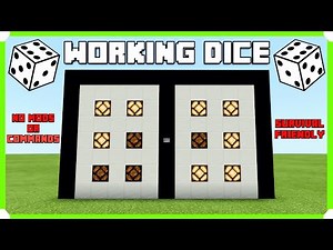How To Build Working Dice In Minecraft Bedrock Edition