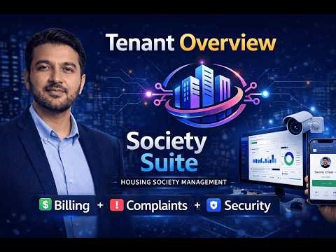 Tenant Overview | Society Suite (Housing Society Management System)