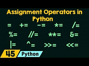 Mind Luster - Learn Assignment Operators in Python