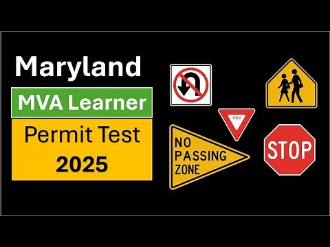 Maryland MVA Learner Permit Test 2025 – Questions & Answers
