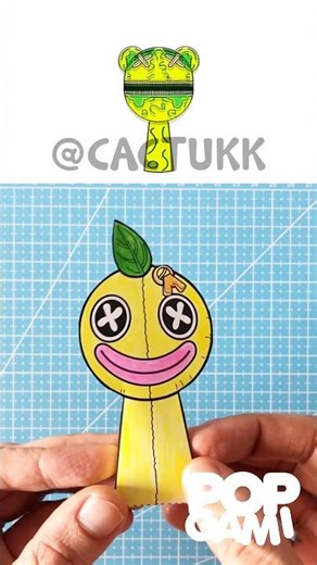 Coloring sprunki oc bindle boogie papercraft #sprunki #papercraft #shortvideo