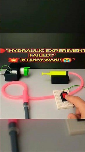 “DIY Hydraulic Project Gone Wrong! Unexpected Science Fail!”