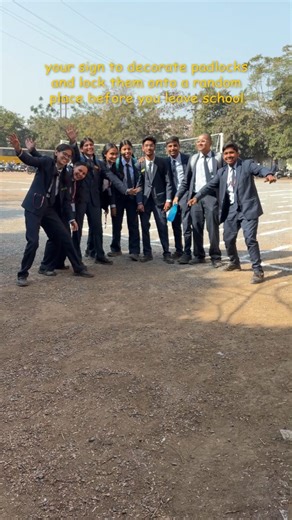 @adios.dchss on Instagram: "Your sign to decorate padlocks and lock them onto a random place before you leave the school. #reels #memes #schoollife #schoolmemes #fyp"