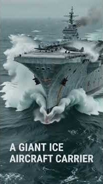 The Aircraft Carrier Made of Ice 🧊⚓ | Project Habakkuk #history# #education