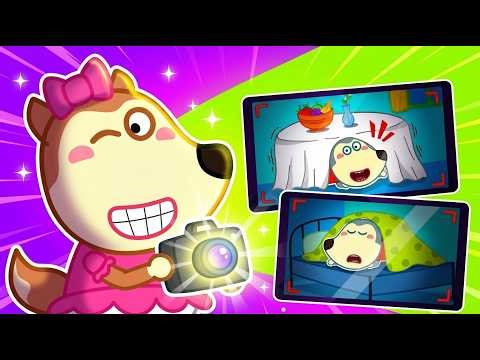 Wolfoo's SECRET CAMERA Challenge! 🕵️‍♂️ Minecraft Battle & No Escape Challenge | Cartoon For Kids