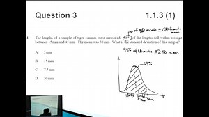 Statistical Analysis MCQs - IB SL Biology Past Exam Paper 1 Questions