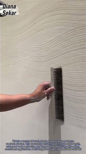 Amazing Textured Wall Finish | Satisfying Decorative Plaster Technique