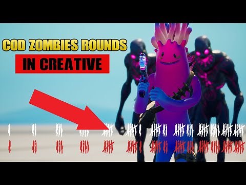 NEW! How to make a COD ZOMBIES Round System in Fortnite Creative EASY