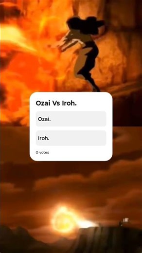 Ozai Vs Iroh.