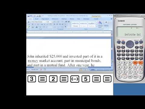 Casio fx-115 ES or the ES Plus - Solving a System of Equations