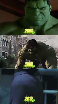[4k] Hulk Evolution Through the Years 💥 | 2003 vs 2008 vs MCU