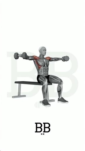 DB Seated Lateral Raise (SHOULDERS): Stop Cheating & Build Capped Delts! 💪🔥