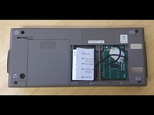 Using RAM disk on the Sharp PC-1600