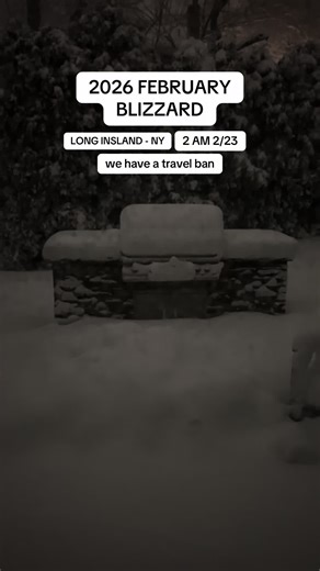 Is this 2 ft? I’m a metric system girly 💅 lol Apparently there will be 16 more hours of snow… #2026blizzard #snowstorm #February26Blizzard