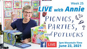 Who's ready to party?! Annie went live to feature our picnic, party, and potluck-related patterns! With summer holidays approaching, this is a livestream you won't want to miss! ❤Annie Facebook was down when it was time to go LIVE. Unfortunately, it was too late to connect once it was back up. We're sorry for the confusion, but so glad that many of you were still able to join us on YouTube! Comment below for a chance to win this week's giveaway. Happy Stitching! | ByAnnie.com and Patterns By Ann