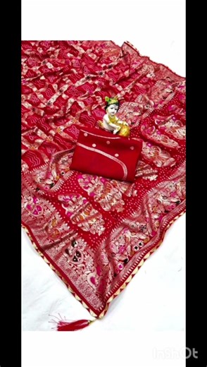 Saree Red bridal #shorts #youtube