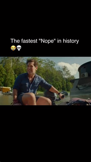 Quirky on Instagram: "In a hilarious twist on the classic survival thriller, this clip captures the exact moment a heroic rescue goes catastrophically—and comedically—wrong. As the protagonist attempts to reassure a stranded survivor that she’s finally safe, the tension is shattered by the sudden, terrifying appearance of a massive Anaconda. The speed at which his "hero mode" shifts into a frantic, engine-revving "nope" is a masterclass in comedic timing, perfectly subverting the brave-warrior t