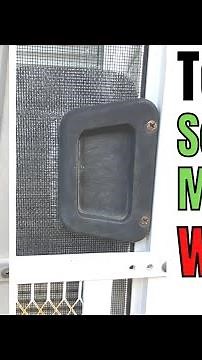 DIY Screen Door Repair Patch with Screenmend