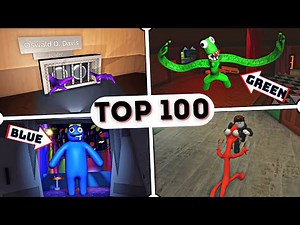 TOP 100 Rainbow Friends - Funny Moments | Roblox Memes