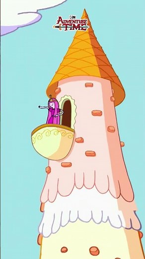 Finn’s Epic Mid-Air Rescue in the Candy Kingdom! 🎉🦸 #AdventureTime #CartoonNetwork