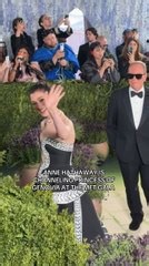 Anne Hathaway's stunning princess of Genovia moment