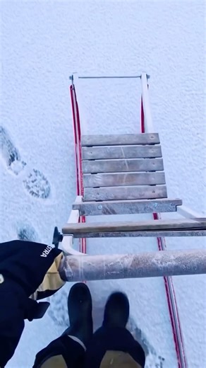Brändön Lodge on Instagram: "Kicksledding on the frozen sea! When you are staying at Brändön Lodge you can borrow our kicksleds for free and explore the area ⛄️ #kicksled #swedishlapland #frozensea #winter #hotel"