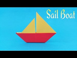 How to Make a Paper Boat with a Big Sail