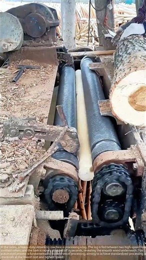 Peels a Log in 5 Seconds