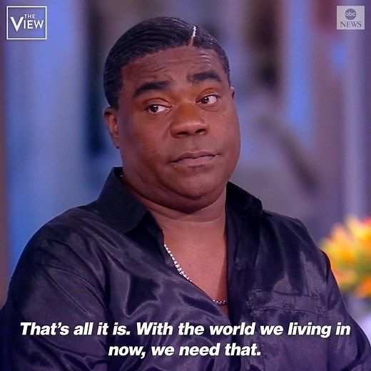 “White, black, male, female, straight, gay, I love you and there ain’t nothing you can do about it. All you can do is love back. That’s all you can do,” Tracy Morgan told The View. https://abcn.ws/2uVmyYG | The View
