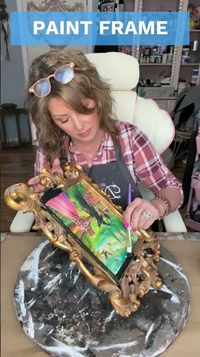 Decorative Photo Frame Makeover with WICKED print