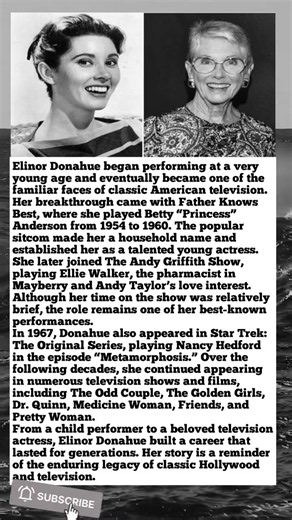 Elinor Donahue: The Beloved Star of Classic Television 📺✨