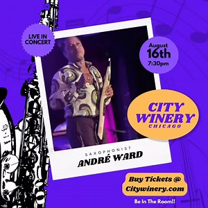 🎷 Chicago, you ready?! I’m pulling up to the Windy City for a night of smooth jazz, soul, live vibes & good energy!! Tell a friend…Bring a friend…Tag a friend who needs to be in the room!🔥🎶 #andrewardlive #citywinerychicago #chicagojazzscene #chicagomusicscene #livemusicvibes #andrewardmusic #chicago #rnb #smoothjazz #livemusic | Andre Ward