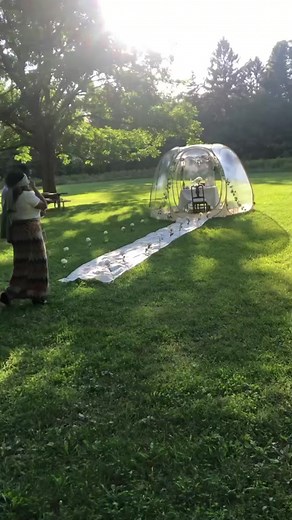 Get ready for a heartwarming surprise! 💕🌳 Watch as a thoughtful boyfriend creates a romantic picnic setup in Alvantor's Clear Bubble Tent Pop Up Gazebo. Join us in celebrating love in full bloom under the open sky. #Alvantor #alvantorbubbletent #bubbletent #bubbletentpicnic #RomanticPicnic #GazeboLife #LoveInBloom #OutdoorDate #PicnicForTwo #SurprisePicnic