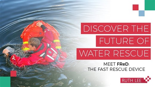 Revolutionary robotic water rescue device.