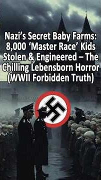 Nazi's Secret Baby Farms: 8,000 'Master Race Kids Stolen & Engineered–The Chilling Lebensborn Horror