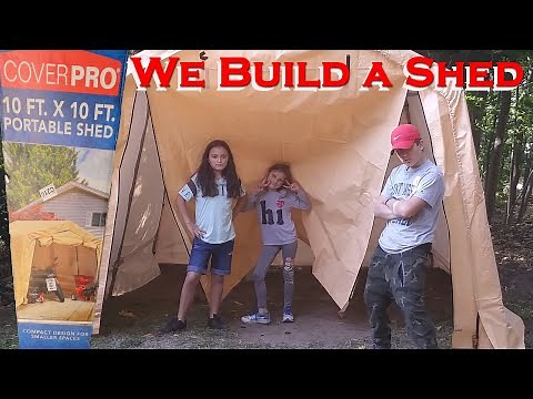 Building a Harbor Freight 10x10 Shed