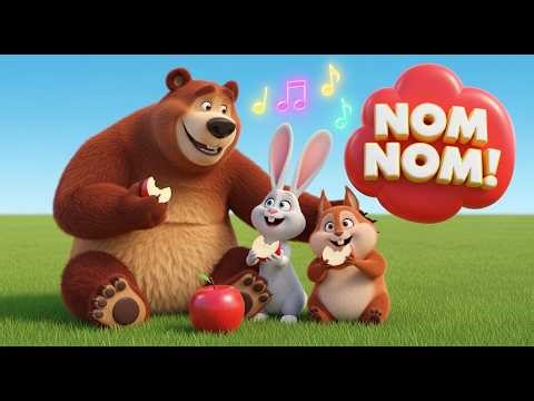 Sharing is Caring - Yummy Apple Song - Happy Animal Friends | Pixel & Bunny TV | Nursery Rhymes