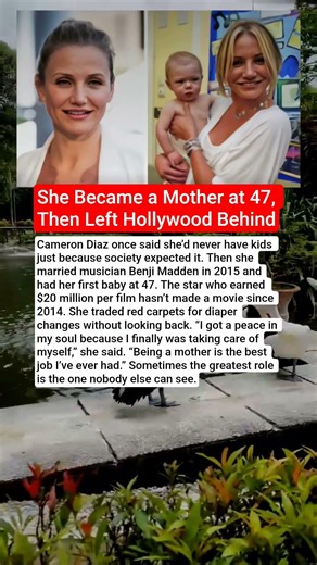 Cameron Diaz Walked Away from $20 Million Movies to Become a Mom at 47 —And Says It’s Her Best Role