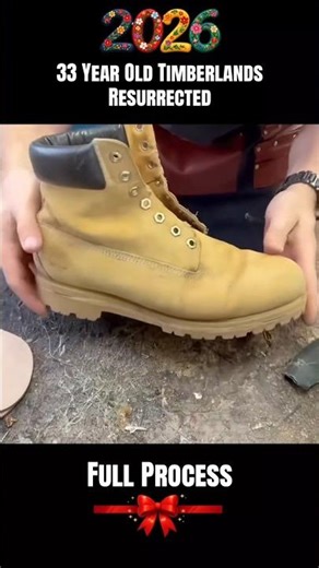 33 Year Old Timberlands Resurrected Part 2 #shoerepair #restoration #boots #shoes