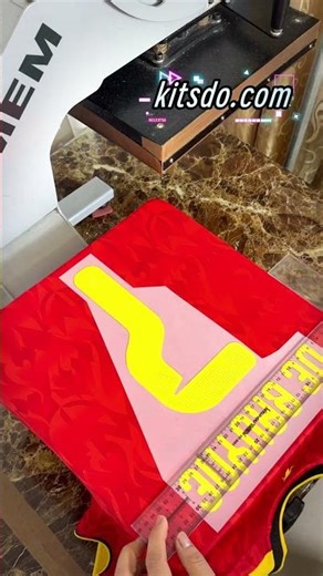 Custom Kit Heat Press Tutorial #football #diy