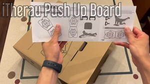 iTHEARU Portable Push Up Board Fitness, Multifunction Foldable Push Up Bar Home Gym Workout Equipment, Push-up Stand, Post Landmine Sleeve and More for Full Body Workouts System