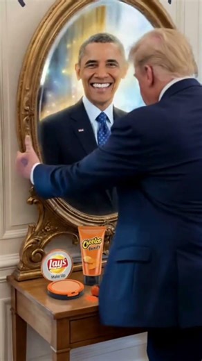 Donald Trump vs Magic Mirror 😂 #trump #donaldtrump#youtubeshorts