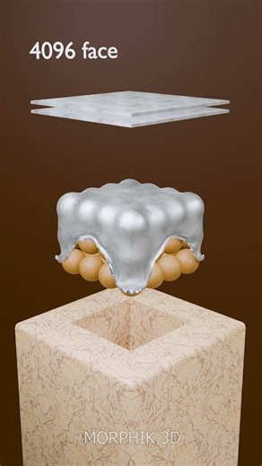 1,000,000 Incredible Orange Spheres Cloth Drop Simulation | Satisfying Physics Animation 4K