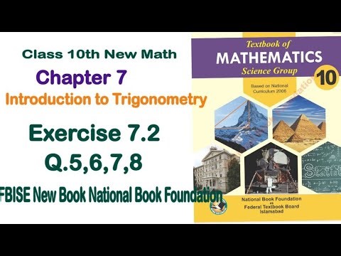 Class 10 Maths Chapter 7 Exercise 7.2 | National Book Foundation Class 10 Maths ex 7.2 | Fbise Math