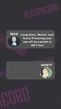 Pickle Rick Stuck in the Fridge 😂 | Rick and Morty Chat Meme