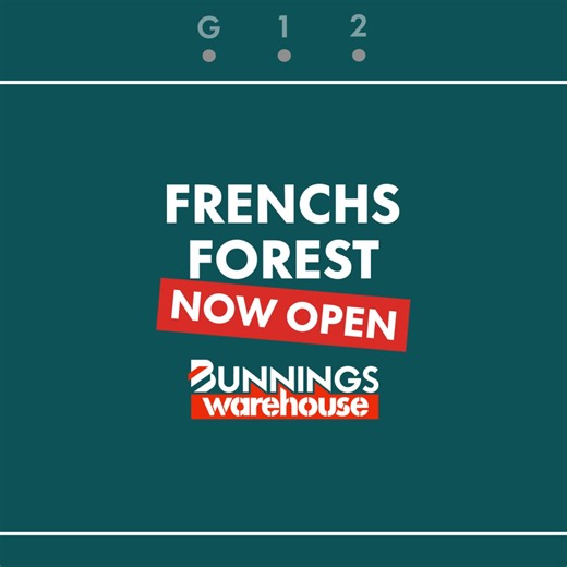 Bunnings Frenchs Forest is now open! With 3 floors to explore, it's packed with everything you need to tackle your next project, big or small. 🛠️🏠🌻 Come in and see what's new at Cnr Warringah Rd & Allambie Rd, Frenchs Forest. 📍 | Bunnings Warehouse Australia