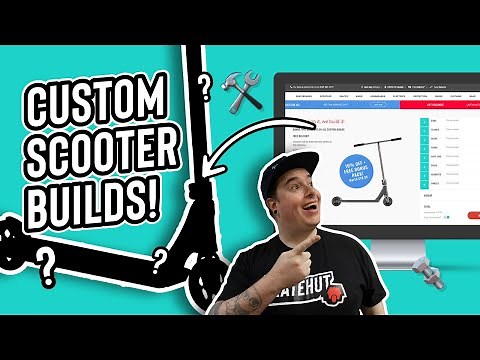 How To Use Our Custom Scooter Builder!!