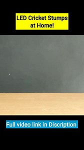 We Made a LED Cricket Stumps at Home | YKK #cricket #reels #makingledstumps | Yash Ki Kartute