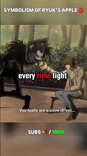 The Dark Truth Behind Ryuk’s Apples 🍎 | Death Note #shorts #anime #deathnote